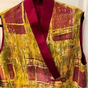 Hand Tailored Silk Vest